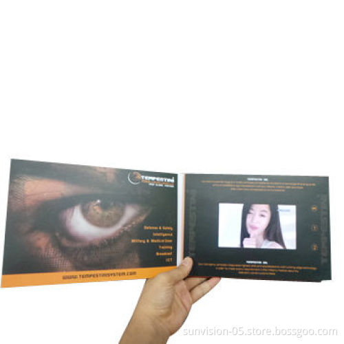 2.4, 4.3, 5.0, 7, 10.1" video brochures